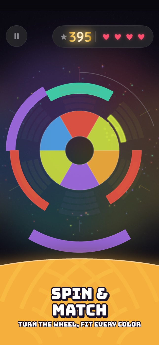 Wirlo App Store screenshot: a match